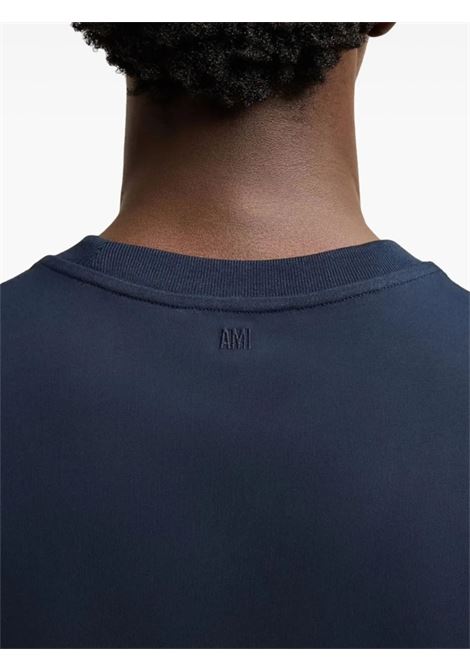 T-shirt Ami de Coeur in blu Ami Paris - uomo AMI PARIS | BFUTS035724430